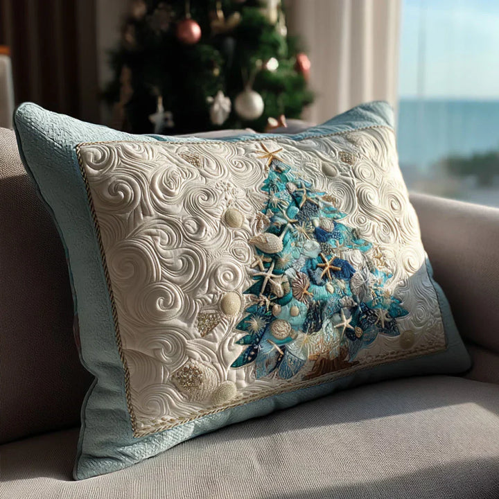 Quilted Pillowcase - Waterfront Festive Sparkle