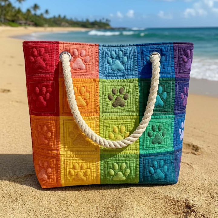 Handmade Beach Bag | Paw Patch