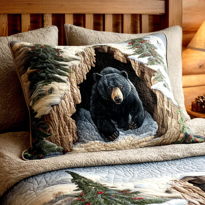 Quilted Pillowcase - Festive Nest