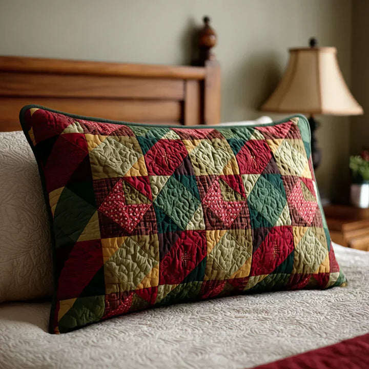 Quilted Pillowcase - Holly Dreams