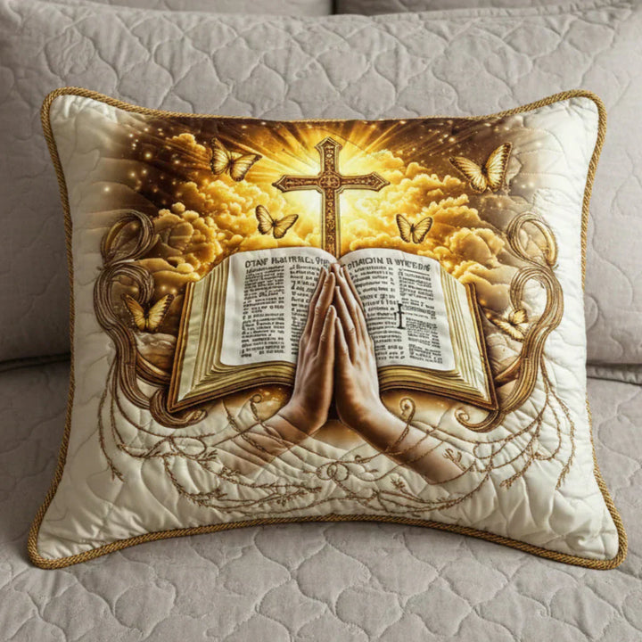 Quilted Pillowcase - Prayer and Scripture